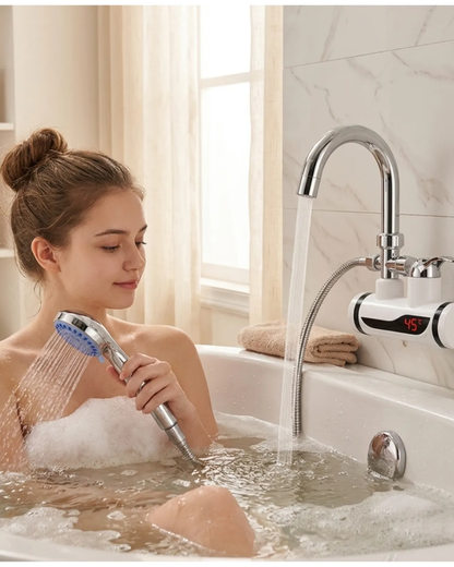 Grifo Calentador Eléctrico 2 en 1 – Agua Caliente al Instante